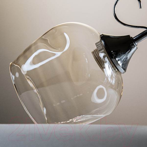 Изображение товара Плафон Элетех Ладера 34-301-ф127/в42 (мятый янтарь)