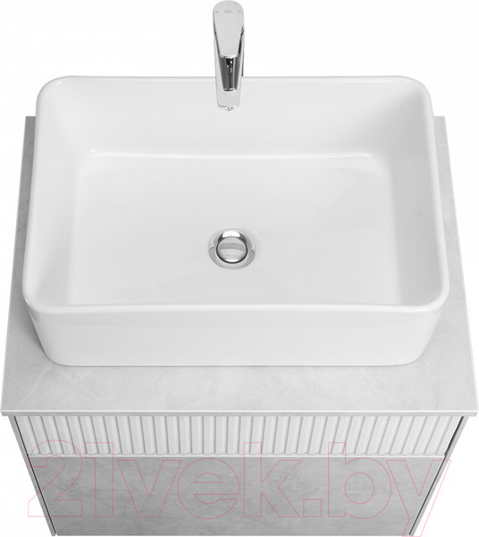 Изображение товара Тумба с умывальником Акватон Марбл Слэйт 60 / 1A2761K1MH4C0 (белый)