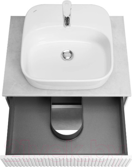 Изображение товара Тумба под умывальник Акватон Марбл Слэйт 60 / 1A276101MH4C0 (белый)
