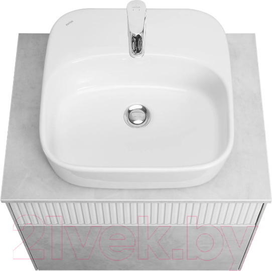 Изображение товара Тумба под умывальник Акватон Марбл Слэйт 60 / 1A276101MH4C0 (белый)