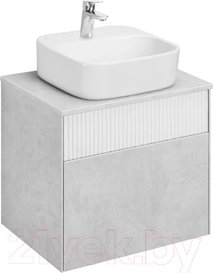 Изображение товара Тумба под умывальник Акватон Марбл Слэйт 60 / 1A276101MH4C0 (белый)