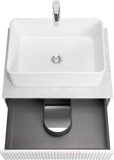 Изображение товара Тумба под умывальник Акватон Марбл Слэйт 60 / 1A276101MH4C0 (белый)
