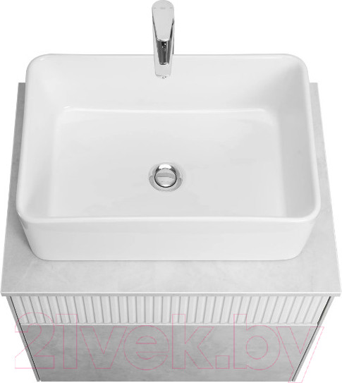 Изображение товара Тумба под умывальник Акватон Марбл Слэйт 60 / 1A276101MH4C0 (белый)