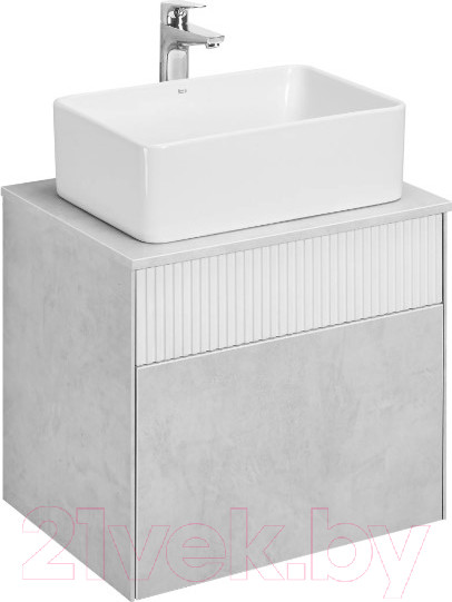 Изображение товара Тумба под умывальник Акватон Марбл Слэйт 60 / 1A276101MH4C0 (белый)