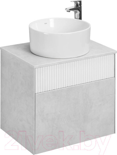 Изображение товара Тумба под умывальник Акватон Марбл Слэйт 60 / 1A276101MH4C0 (белый)