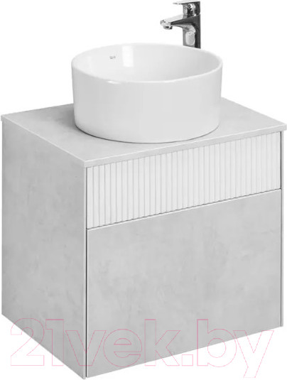 Изображение товара Тумба с умывальником Акватон Марбл Слэйт 60 / 1A2761K2MH4C0 (белый)