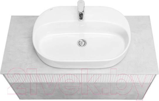Изображение товара Тумба под умывальник Акватон Марбл Слэйт 100 / 1A276301MH4C0 (белый)