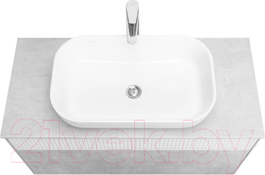 Изображение товара Тумба под умывальник Акватон Марбл Слэйт 100 / 1A276301MH4C0 (белый)