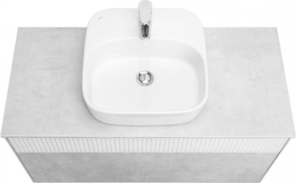 Изображение товара Тумба под умывальник Акватон Марбл Слэйт 100 / 1A276301MH4C0 (белый)
