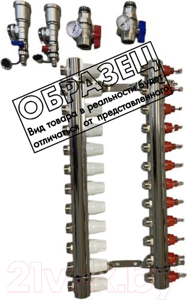 Изображение товара Коллектор отопления PROFline XF20137B 1" 10way
