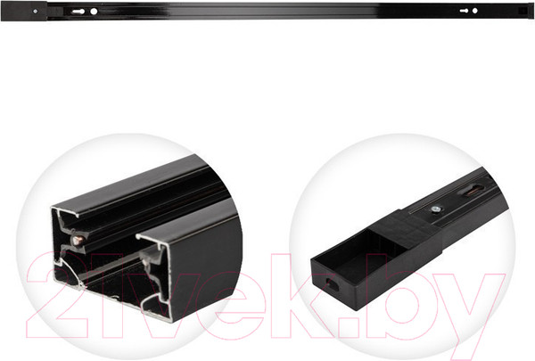 Изображение товара Шинопровод Rexant 612-002 (1м, черный)