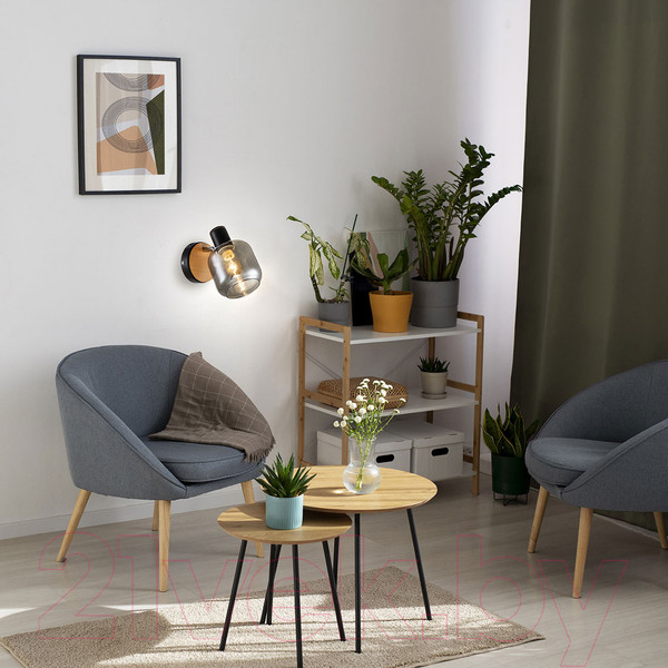 Изображение товара Спот ESCADA 10177/1A (черный/хром/дерево)