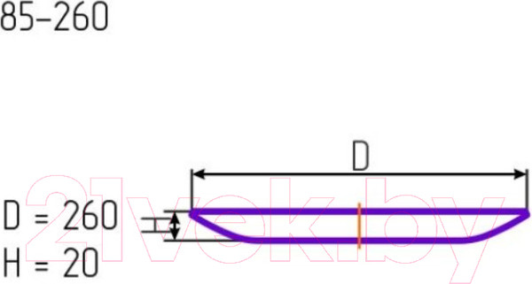 Изображение товара Набор тарелок NiNaGlass Кружево 85-141-26 / 4840163970 (2шт)