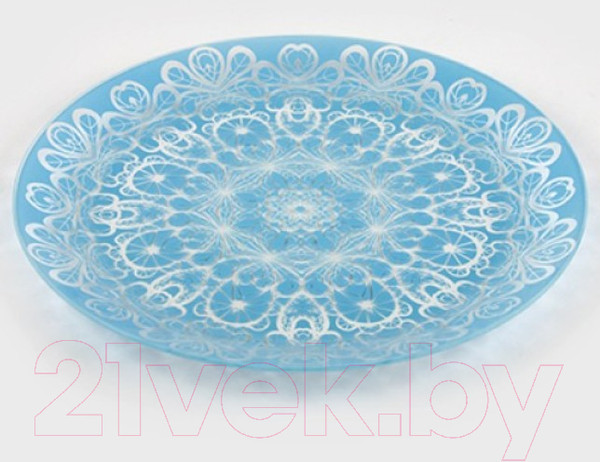 Изображение товара Набор тарелок NiNaGlass Кружево 85-141-26 / 4840163970 (2шт)