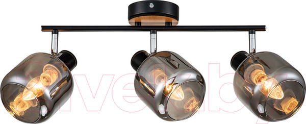 Изображение товара Спот ESCADA 10177/3A (черный/хром/дерево)