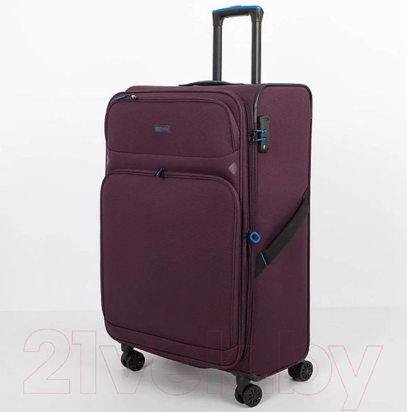 Изображение товара Чемодан на колесах Francesco Molinary 111-22039W/3-28PRP (фиолетовый)