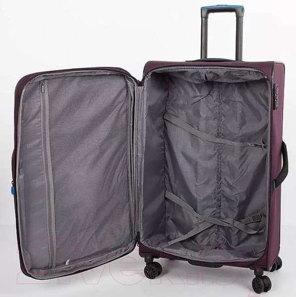 Изображение товара Чемодан на колесах Francesco Molinary 111-22039W/3-28PRP (фиолетовый)