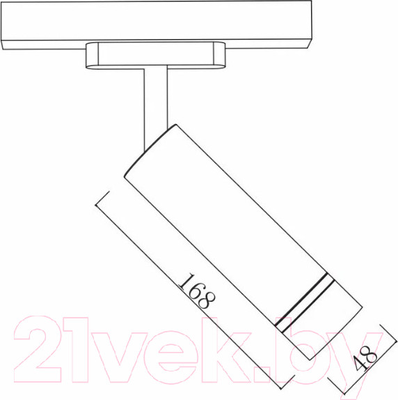 Изображение товара Трековый светильник ESCADA 20009TRA/01LED (черный матовый)