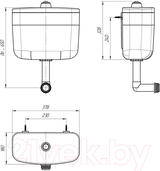 Изображение товара Сливной бачок ИнкоЭр БС