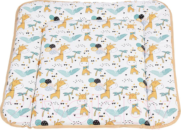 Изображение товара Пеленальный матрас Polini Kids Жирафик на комод 65x65 / 0002728