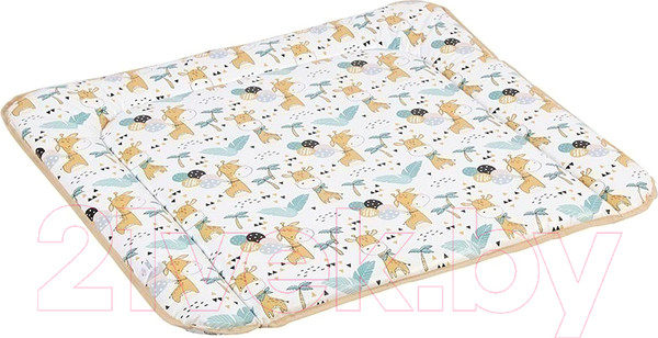 Изображение товара Пеленальный матрас Polini Kids Жирафик на комод 77x72 / 0002729
