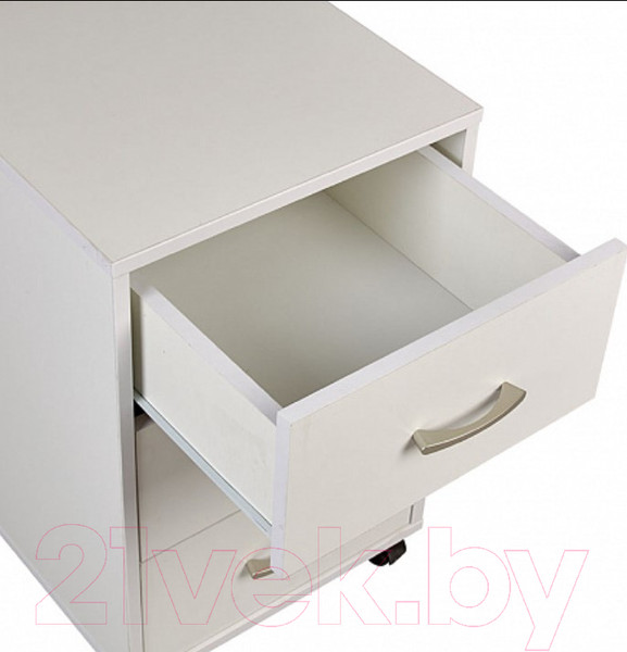 Изображение товара Тумба Polini Kids Mirum с ящиками на колесах 40x55 / 0002740.9 (белый)