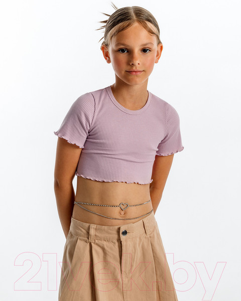 Изображение товара Топ детский Amarobaby Funny / AB-OD23-F2701/16-146 (лавандовый, р.146)