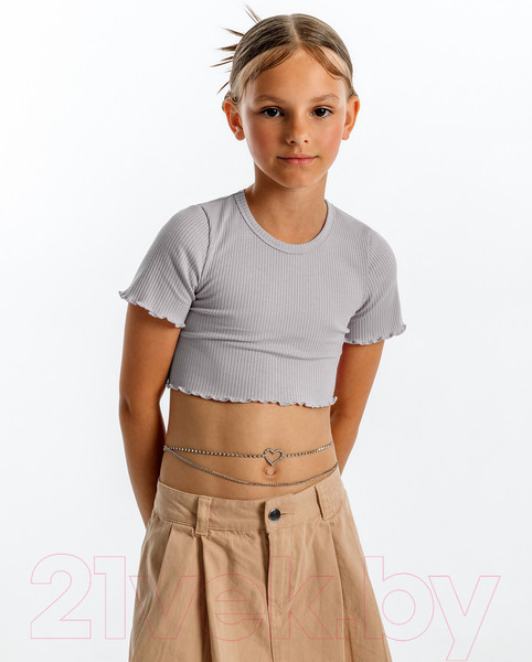 Изображение товара Топ детский Amarobaby Funny / AB-OD23-F2701/11-146 (серый, р.146)