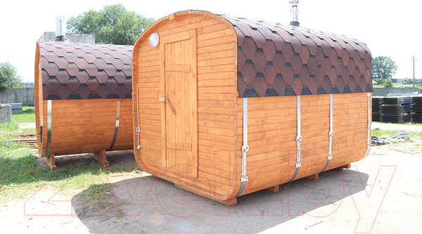 Изображение товара Баня квадро-бочка КомфортПром Квадро / 10331335 (3м)