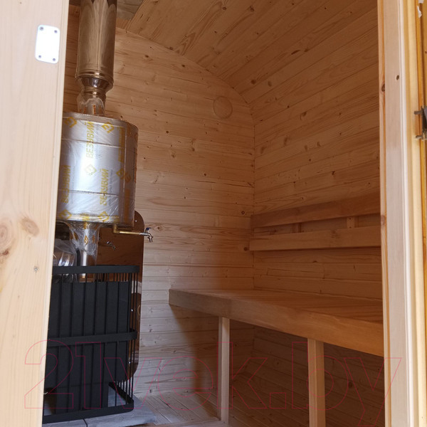 Изображение товара Баня квадро-бочка КомфортПром 10331337 (3м)