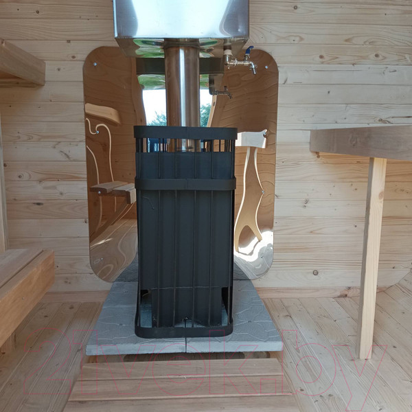 Изображение товара Баня квадро-бочка КомфортПром 10331337 (3м)