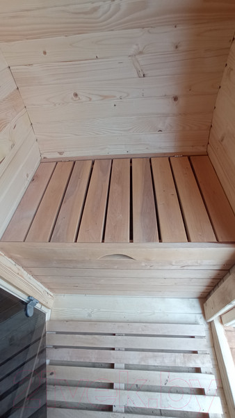 Изображение товара Баня квадро-бочка КомфортПром 10331337 (3м)