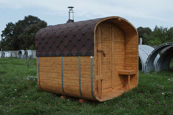 Изображение товара Баня квадро-бочка КомфортПром 10331337 (3м)