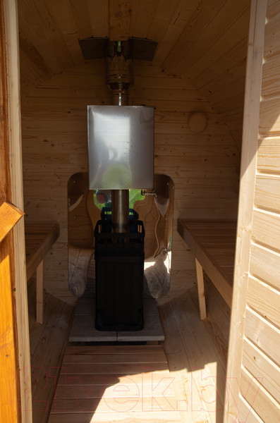 Изображение товара Баня квадро-бочка КомфортПром 10331337 (3м)