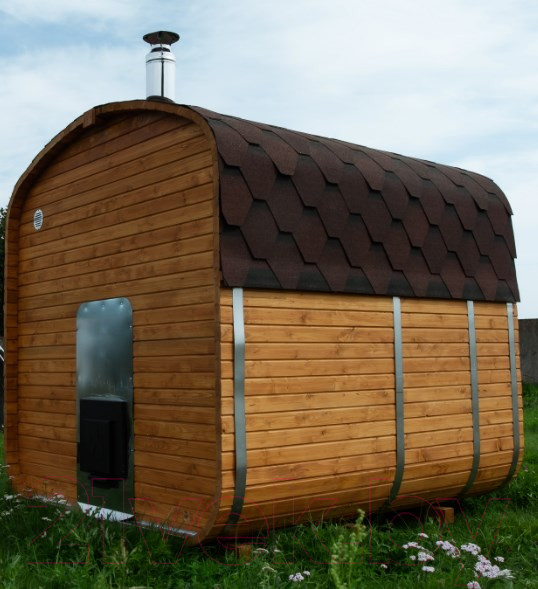 Изображение товара Баня квадро-бочка КомфортПром Квадро / 10331334 (2.5м)