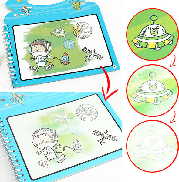 Изображение товара Раскраска Darvish Водная с маркером. Космос / SR-13393-2