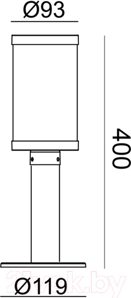 Изображение товара Светильник уличный ESCADA 30003G/03 (темно-серый)