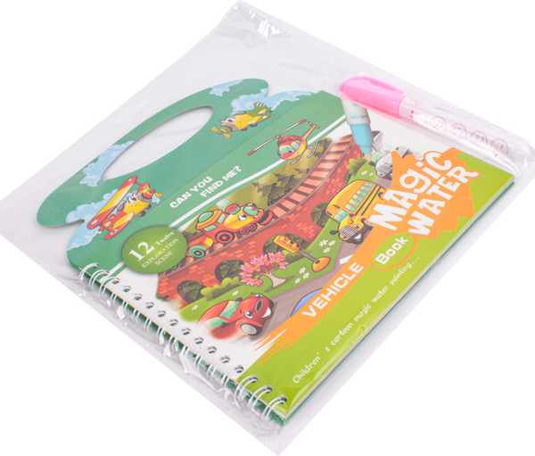 Изображение товара Раскраска Darvish Водная с маркером. Транспорт / SR-13393-4