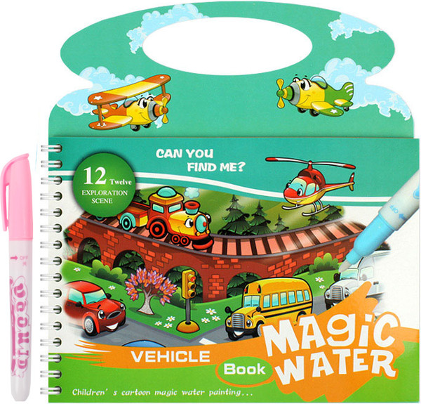 Изображение товара Раскраска Darvish Водная с маркером. Транспорт / SR-13393-4