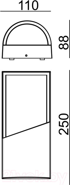 Изображение товара Бра уличное ESCADA 30004W/01 (темно-серый)