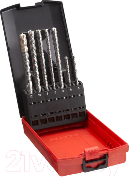 Изображение товара Набор буров Milwaukee 4932478626 (7шт, с системой пылеудаления SDS-Plus)