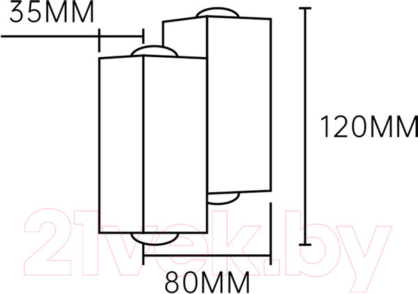 Изображение товара Бра уличное ESCADA 30005W/02LED (черный)