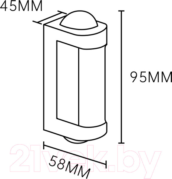 Изображение товара Бра уличное ESCADA 30006W/01LED (черный)