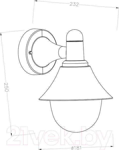 Изображение товара Бра уличное ESCADA 30009W/01 (черный)
