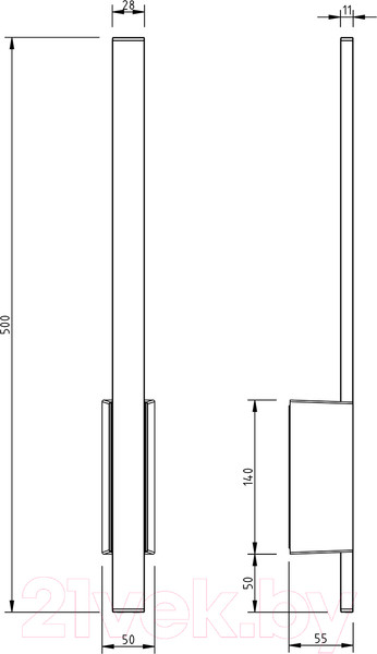 Изображение товара Бра уличное ESCADA 30009W/01LED (черный)