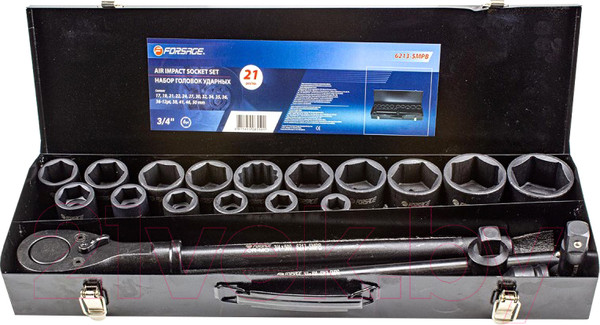 Изображение товара Универсальный набор инструментов Forsage Profi F-6213-5MPB