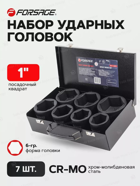 Изображение товара Набор головок слесарных Forsage F-8071-5MPB (54945)