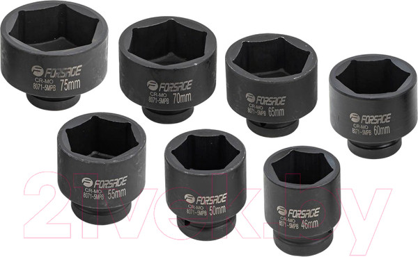 Изображение товара Набор головок слесарных Forsage F-8071-5MPB (54945)