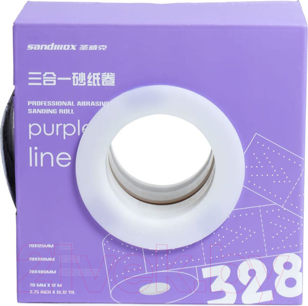 Изображение товара Шлифлента Sandwox Purple 70мм/12м / 328.070.600