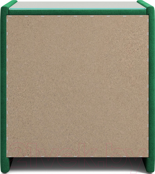 Изображение товара Прикроватная тумба Мебельград Аризона мягкая (мора зеленый)